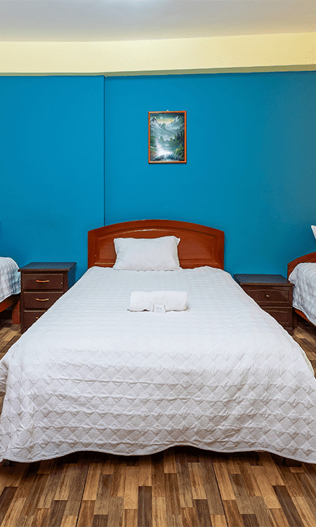 habitacion triple hostal viva norte